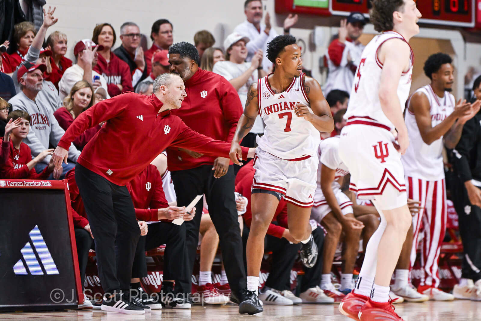 Photos from IU basketball's 90-80 win against Washington at Simon Skjodt Assembly Hall.