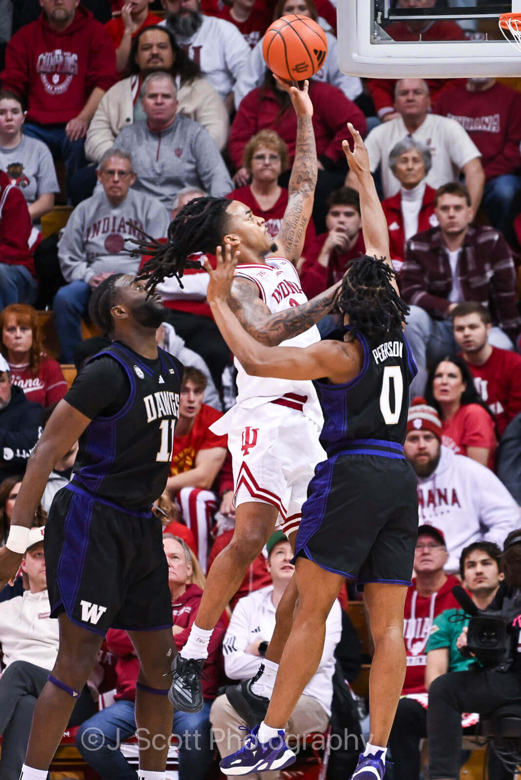 Photos from IU basketball's 90-80 win against Washington at Simon Skjodt Assembly Hall.