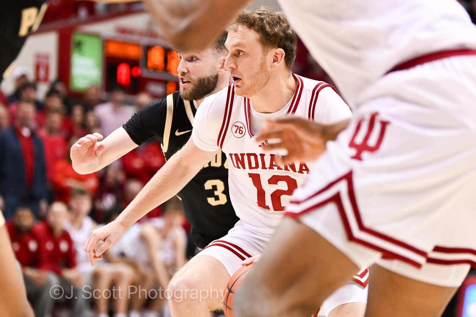 Photos from IU basketball’s 72-67 win against Purdue at Simon Skjodt Assembly Hall.