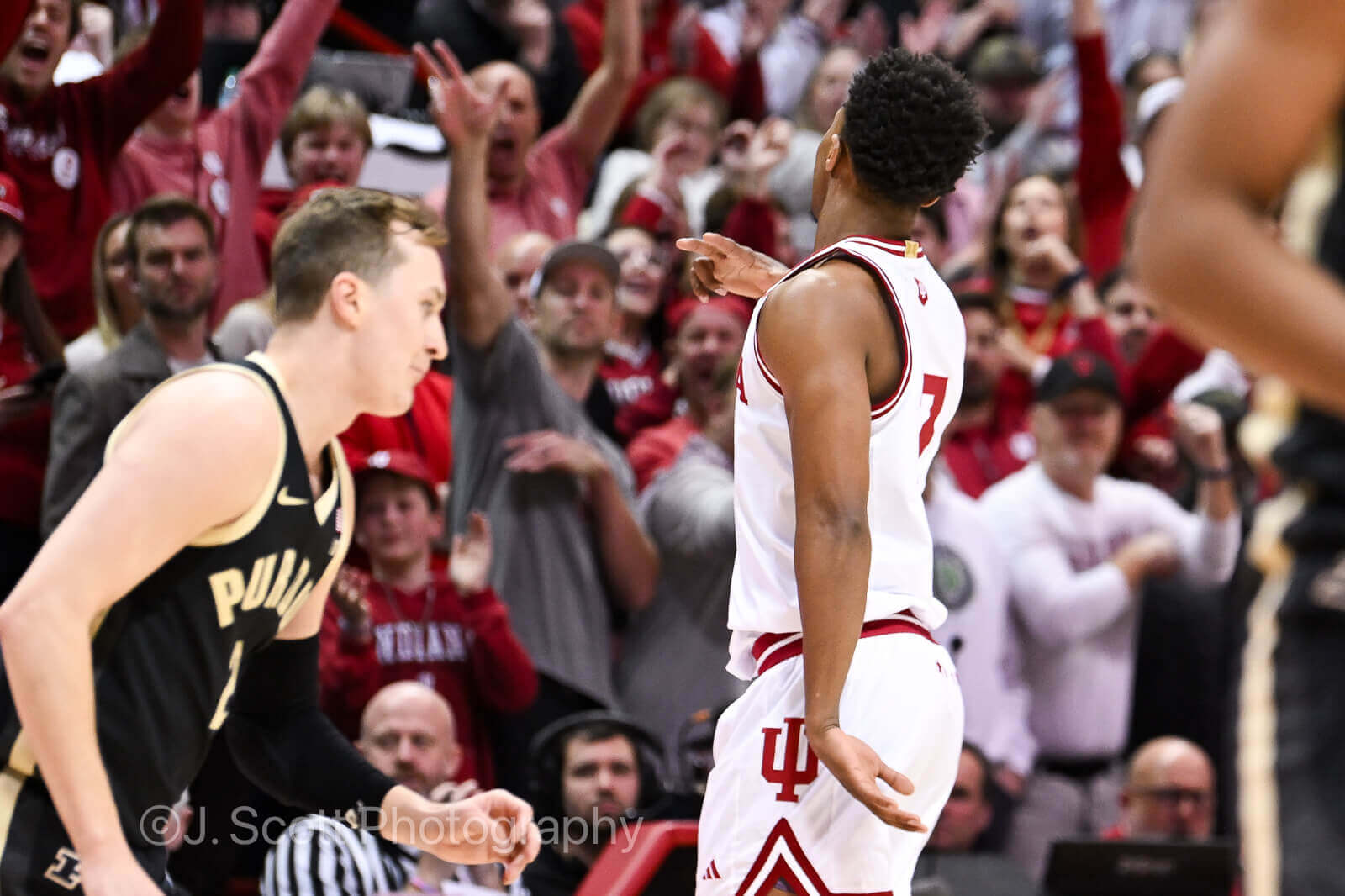 Photos from IU basketball’s 72-67 win against Purdue at Simon Skjodt Assembly Hall.