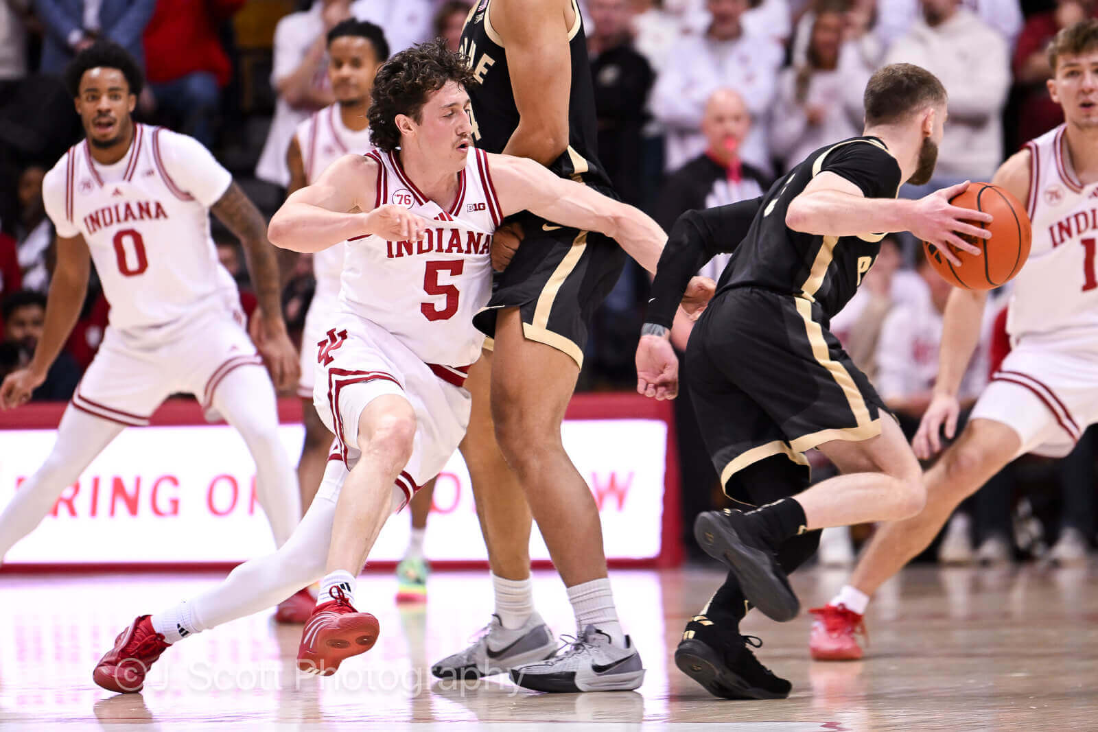 Photos from IU basketball’s 72-67 win against Purdue at Simon Skjodt Assembly Hall.
