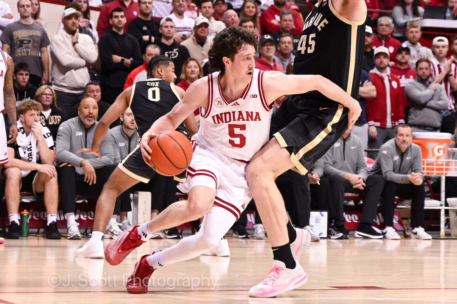 Photos from IU basketball’s 72-67 win against Purdue at Simon Skjodt Assembly Hall.