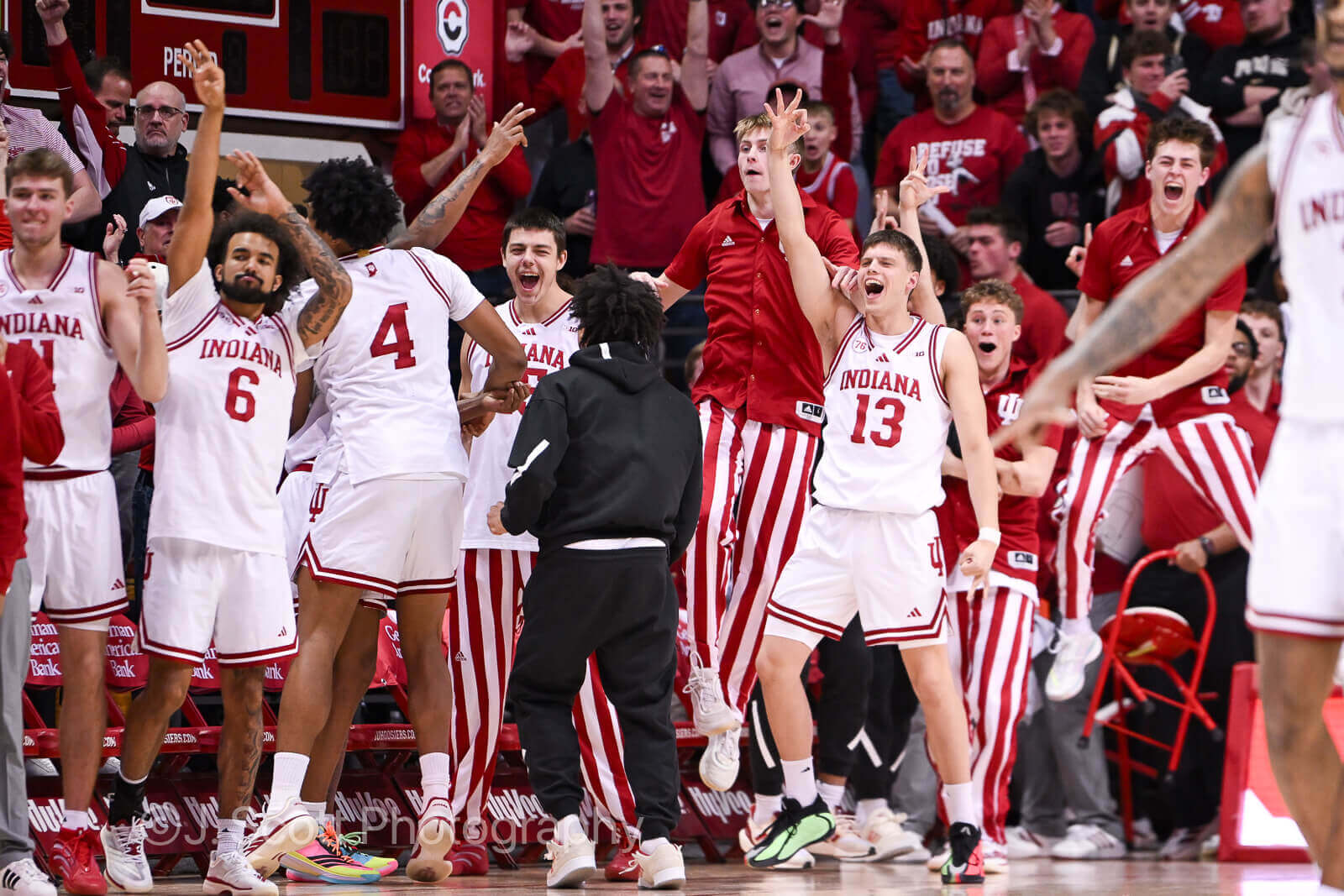 Photos from IU basketball’s 72-67 win against Purdue at Simon Skjodt Assembly Hall.