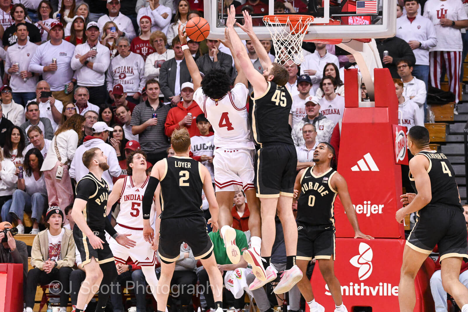 Photos from IU basketball’s 72-67 win against Purdue at Simon Skjodt Assembly Hall.