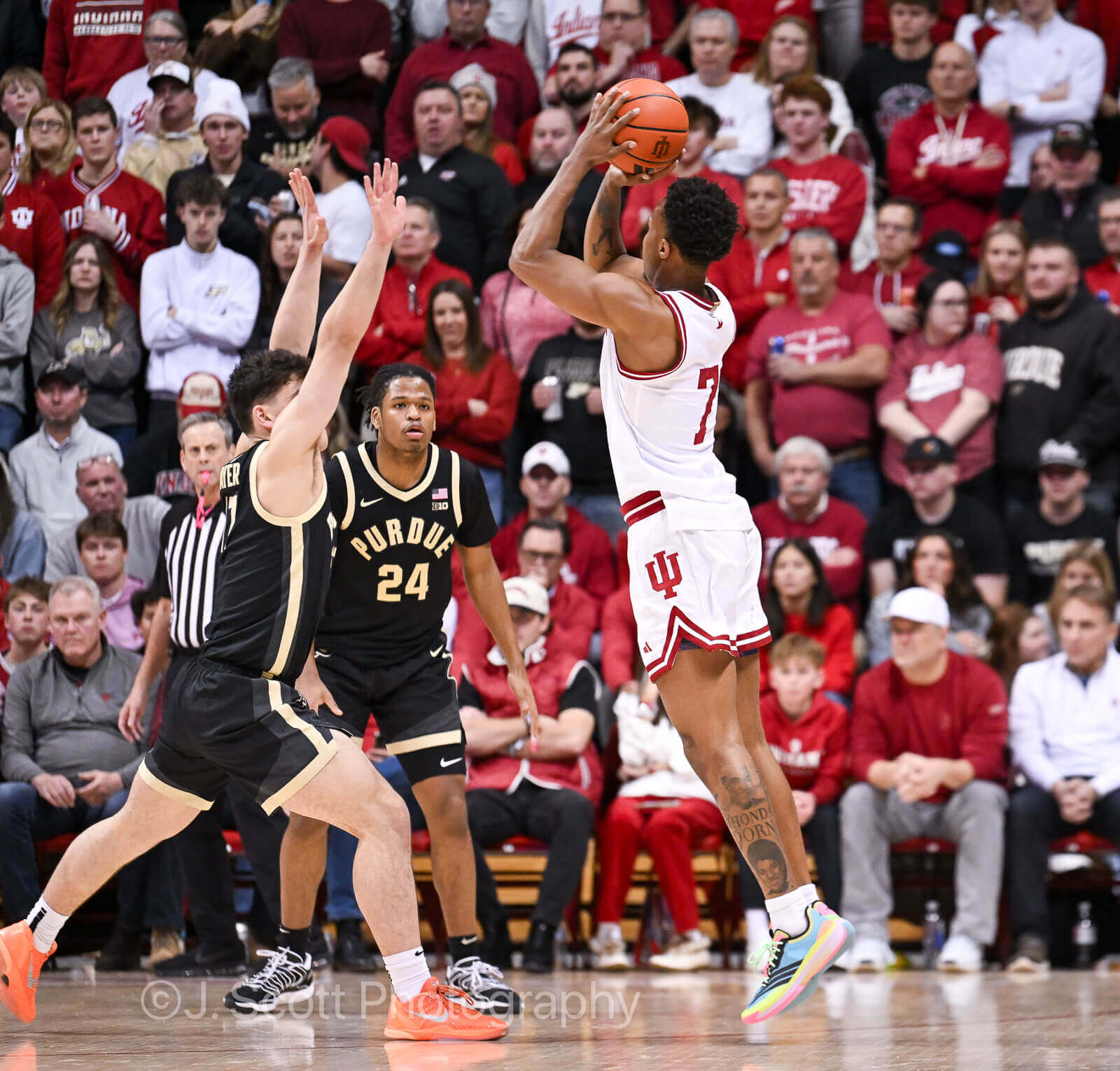 Photos from IU basketball’s 72-67 win against Purdue at Simon Skjodt Assembly Hall.
