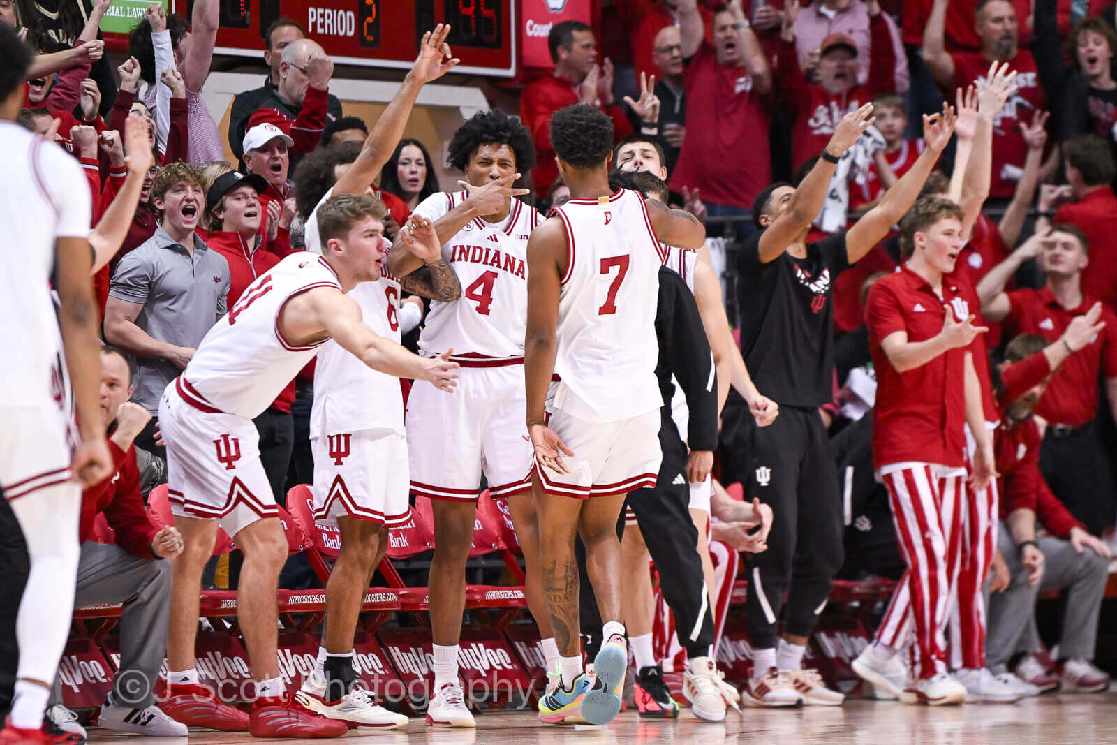 Photos from IU basketball’s 72-67 win against Purdue at Simon Skjodt Assembly Hall.