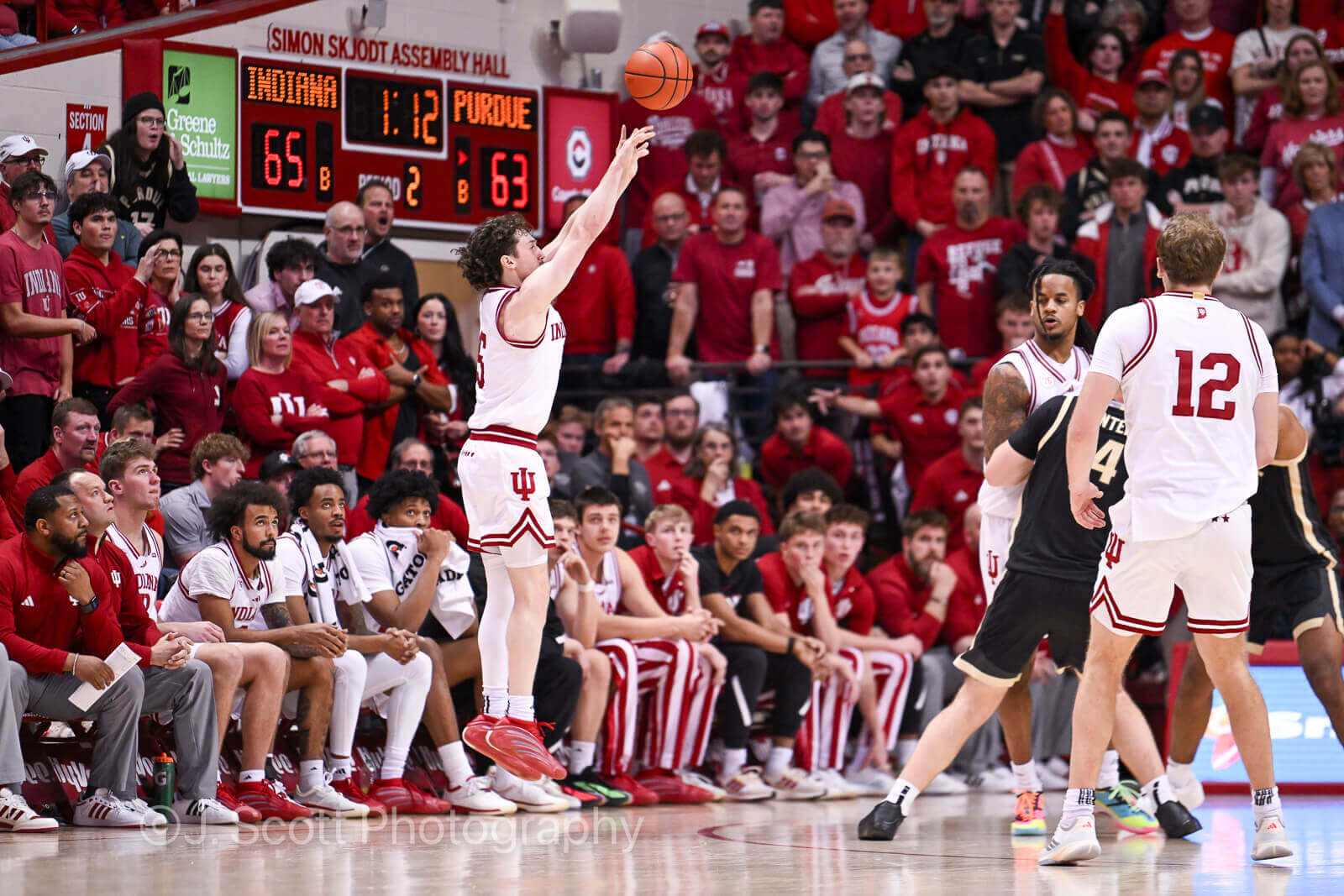 Photos from IU basketball’s 72-67 win against Purdue at Simon Skjodt Assembly Hall.