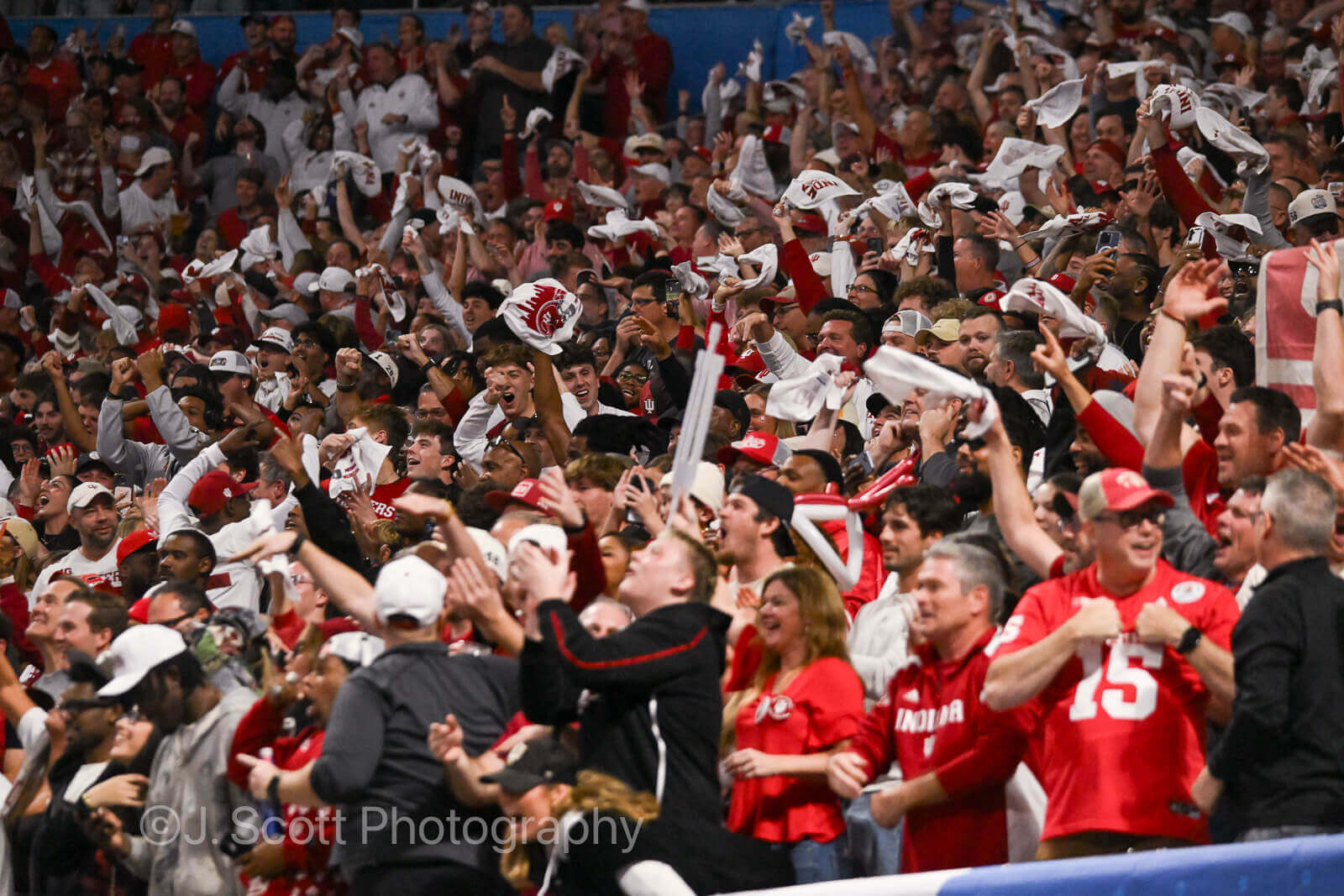 ATLANTA – Check out 81 photos by Jamie Owens from Indiana's 56-22 win against Oregon in the CFP semifinal at the Chick-fil-A Peach Bowl at Mercedes-Benz Stadium.