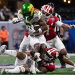 ATLANTA – Check out 81 photos by Jamie Owens from Indiana's 56-22 win against Oregon in the CFP semifinal at the Chick-fil-A Peach Bowl at Mercedes-Benz Stadium.