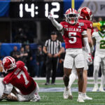 ATLANTA – Check out 81 photos by Jamie Owens from Indiana's 56-22 win against Oregon in the CFP semifinal at the Chick-fil-A Peach Bowl at Mercedes-Benz Stadium.