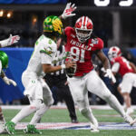 ATLANTA – Check out 81 photos by Jamie Owens from Indiana's 56-22 win against Oregon in the CFP semifinal at the Chick-fil-A Peach Bowl at Mercedes-Benz Stadium.