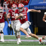 ATLANTA – Check out 81 photos by Jamie Owens from Indiana's 56-22 win against Oregon in the CFP semifinal at the Chick-fil-A Peach Bowl at Mercedes-Benz Stadium.