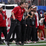 ATLANTA – Check out 81 photos by Jamie Owens from Indiana's 56-22 win against Oregon in the CFP semifinal at the Chick-fil-A Peach Bowl at Mercedes-Benz Stadium.