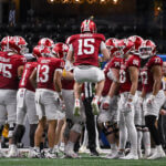 ATLANTA – Check out 81 photos by Jamie Owens from Indiana's 56-22 win against Oregon in the CFP semifinal at the Chick-fil-A Peach Bowl at Mercedes-Benz Stadium.