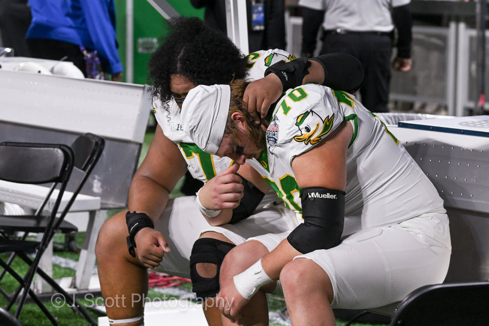 ATLANTA – Check out 81 photos by Jamie Owens from Indiana's 56-22 win against Oregon in the CFP semifinal at the Chick-fil-A Peach Bowl at Mercedes-Benz Stadium.
