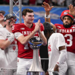 ATLANTA – Check out 81 photos by Jamie Owens from Indiana's 56-22 win against Oregon in the CFP semifinal at the Chick-fil-A Peach Bowl at Mercedes-Benz Stadium.