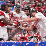 ATLANTA – Check out 81 photos by Jamie Owens from Indiana's 56-22 win against Oregon in the CFP semifinal at the Chick-fil-A Peach Bowl at Mercedes-Benz Stadium.