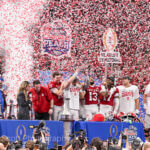 ATLANTA – Check out 81 photos by Jamie Owens from Indiana's 56-22 win against Oregon in the CFP semifinal at the Chick-fil-A Peach Bowl at Mercedes-Benz Stadium.