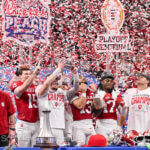 ATLANTA – Check out 81 photos by Jamie Owens from Indiana's 56-22 win against Oregon in the CFP semifinal at the Chick-fil-A Peach Bowl at Mercedes-Benz Stadium.