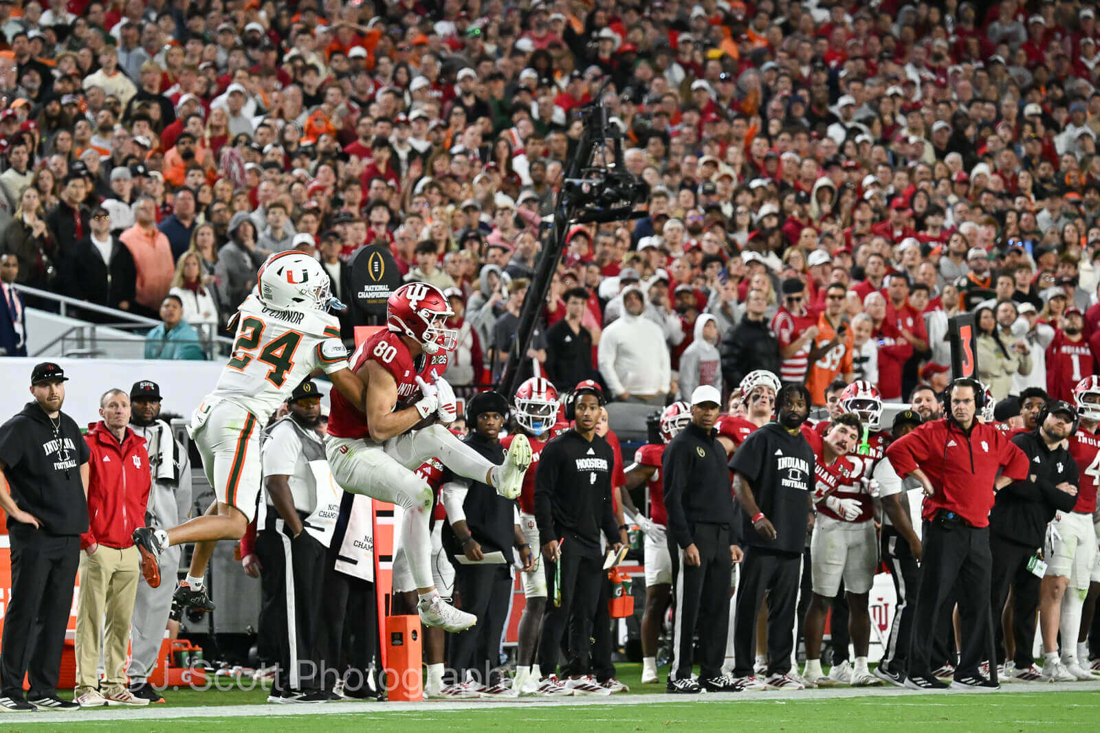 Photos from IU football's 27-21 win against Miami (FL) in the CFP national championship game.