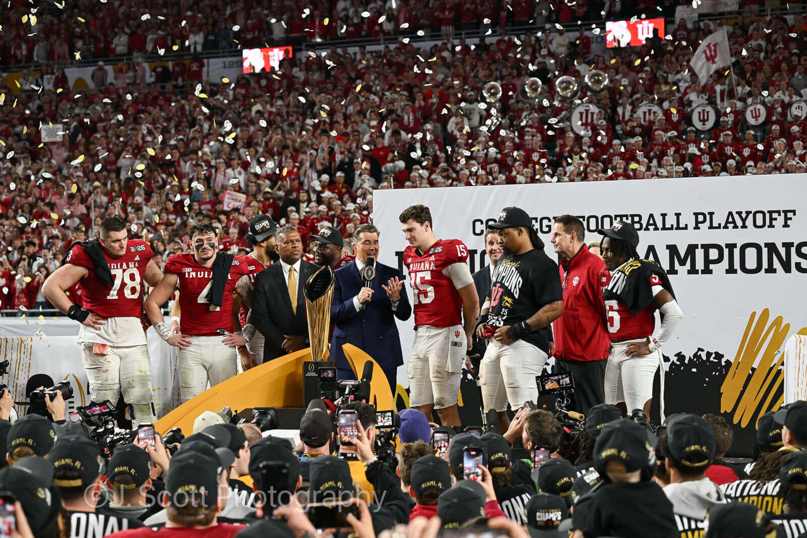 Photos from IU football's 27-21 win against Miami (FL) in the CFP national championship game.