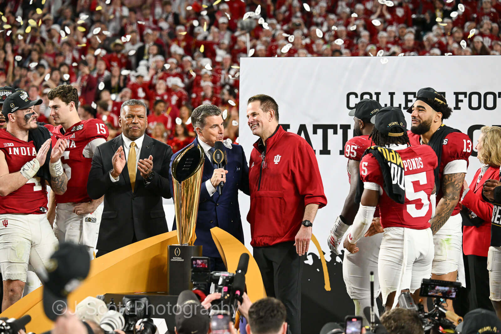 Photos from IU football's 27-21 win against Miami (FL) in the CFP national championship game.