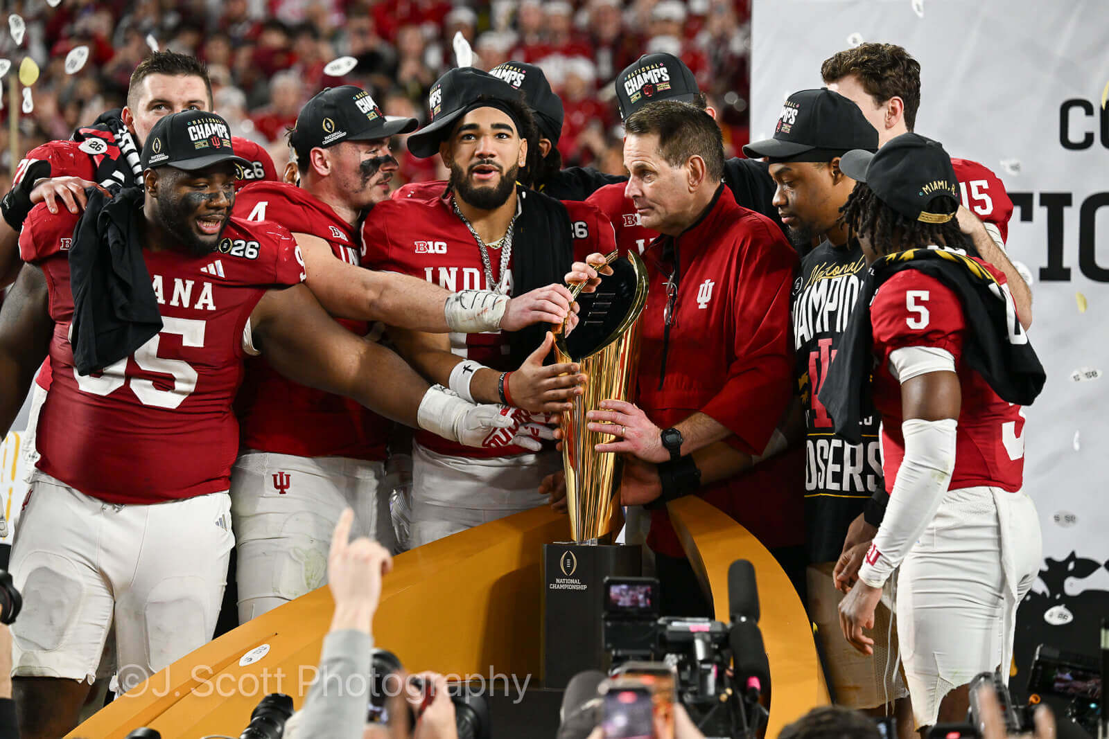 Photos from IU football's 27-21 win against Miami (FL) in the CFP national championship game.