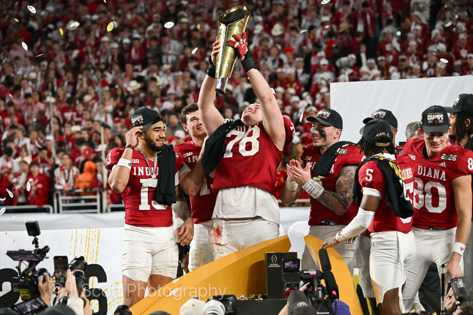 Photos from IU football's 27-21 win against Miami (FL) in the CFP national championship game.