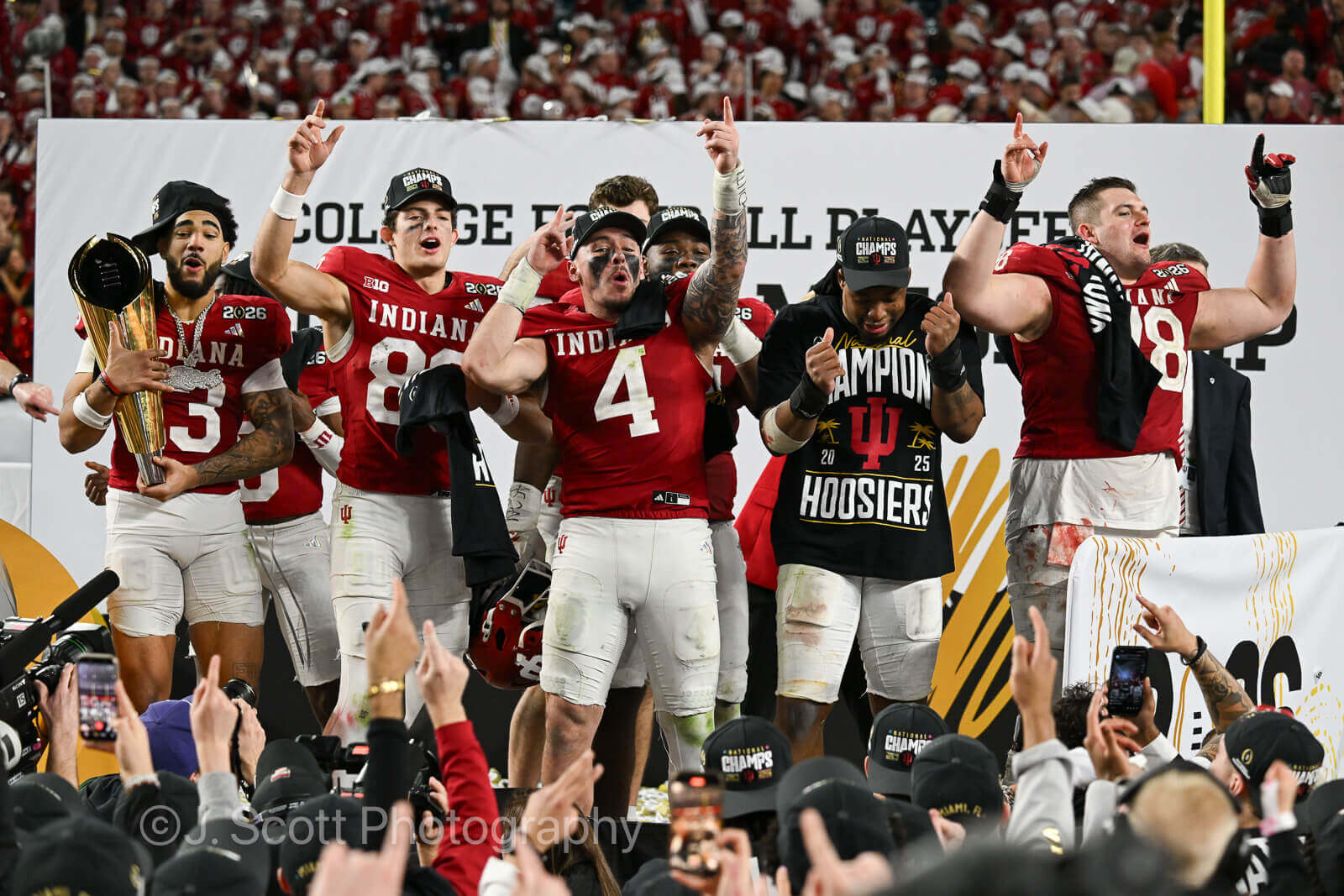 Photos from IU football's 27-21 win against Miami (FL) in the CFP national championship game.
