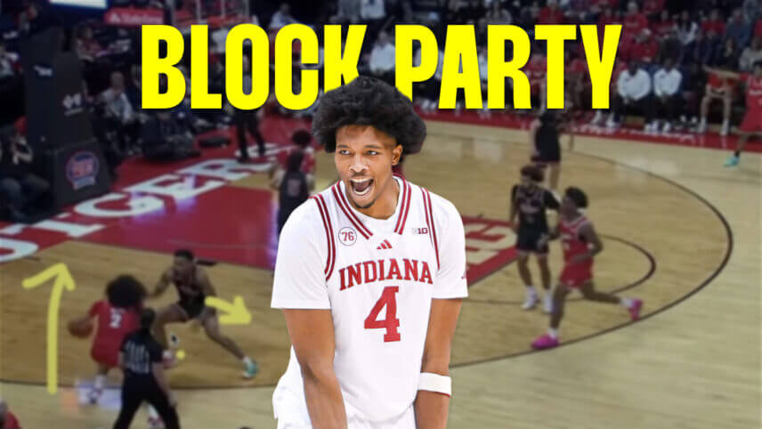 Sam Alexis celebrates.