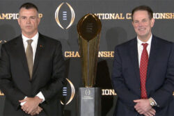Curt Cignetti at CFP press conference.