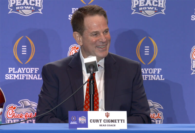 Video: Curt Cignetti, Dan Lanning preview CFP semifinal at the Chick-fil-A Peach Bowl – Inside the Hall