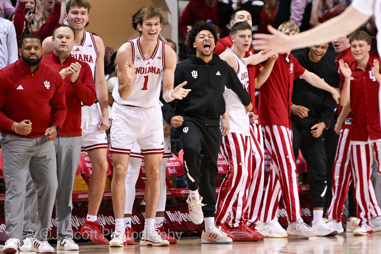Photos from IU basketball's win against Wisconsin.