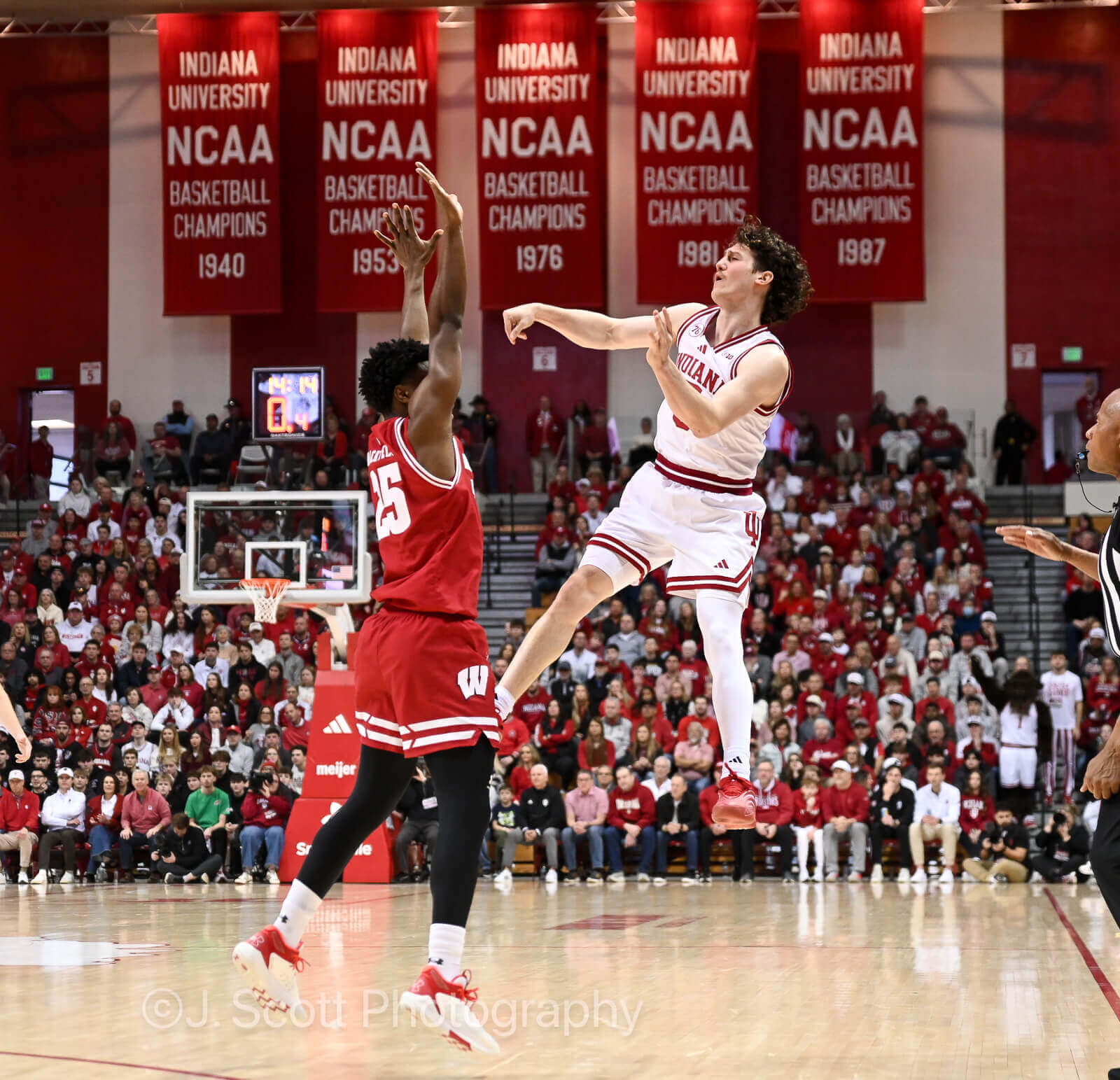 Photos from IU basketball's win against Wisconsin.