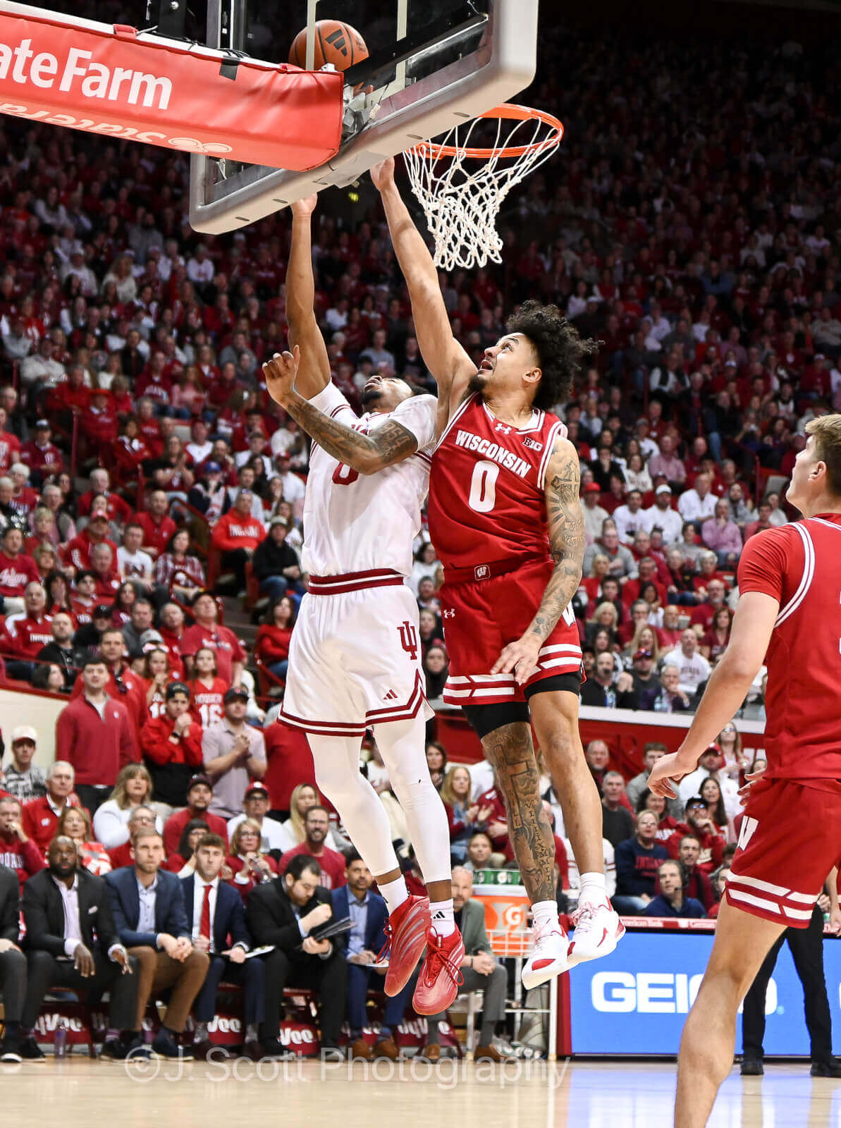 Photos from IU basketball's win against Wisconsin.