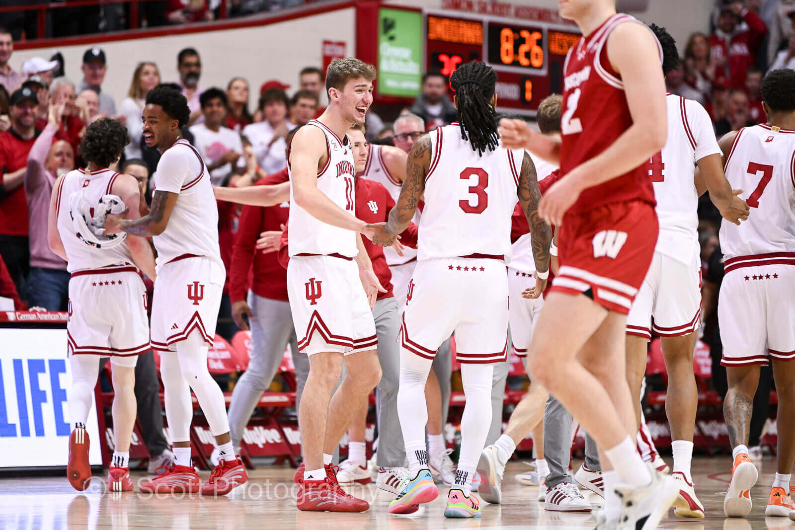 Photos from IU basketball's win against Wisconsin.