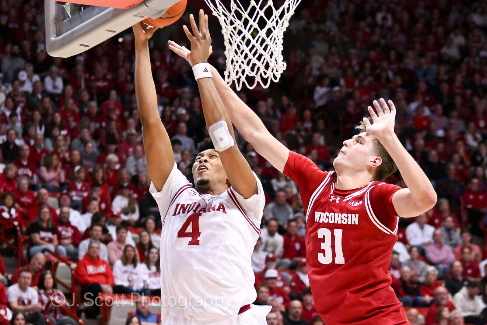 Photos from IU basketball's win against Wisconsin.