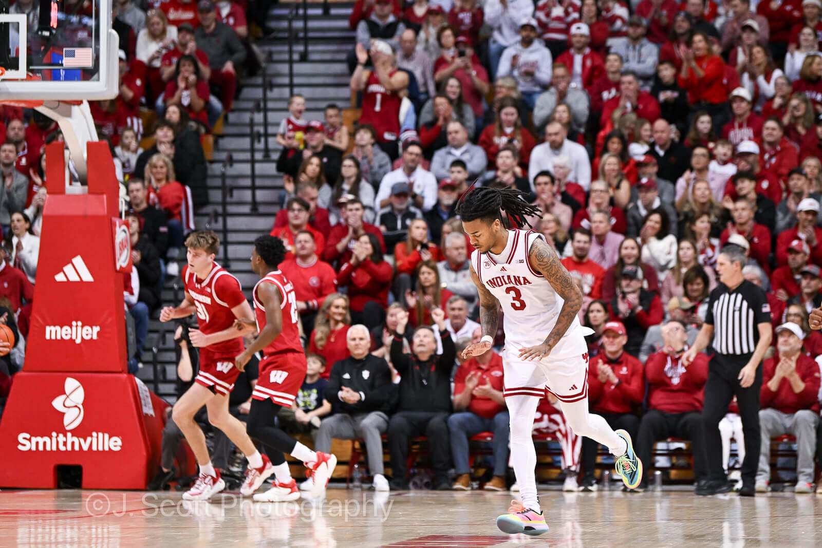 Photos from IU basketball's win against Wisconsin.