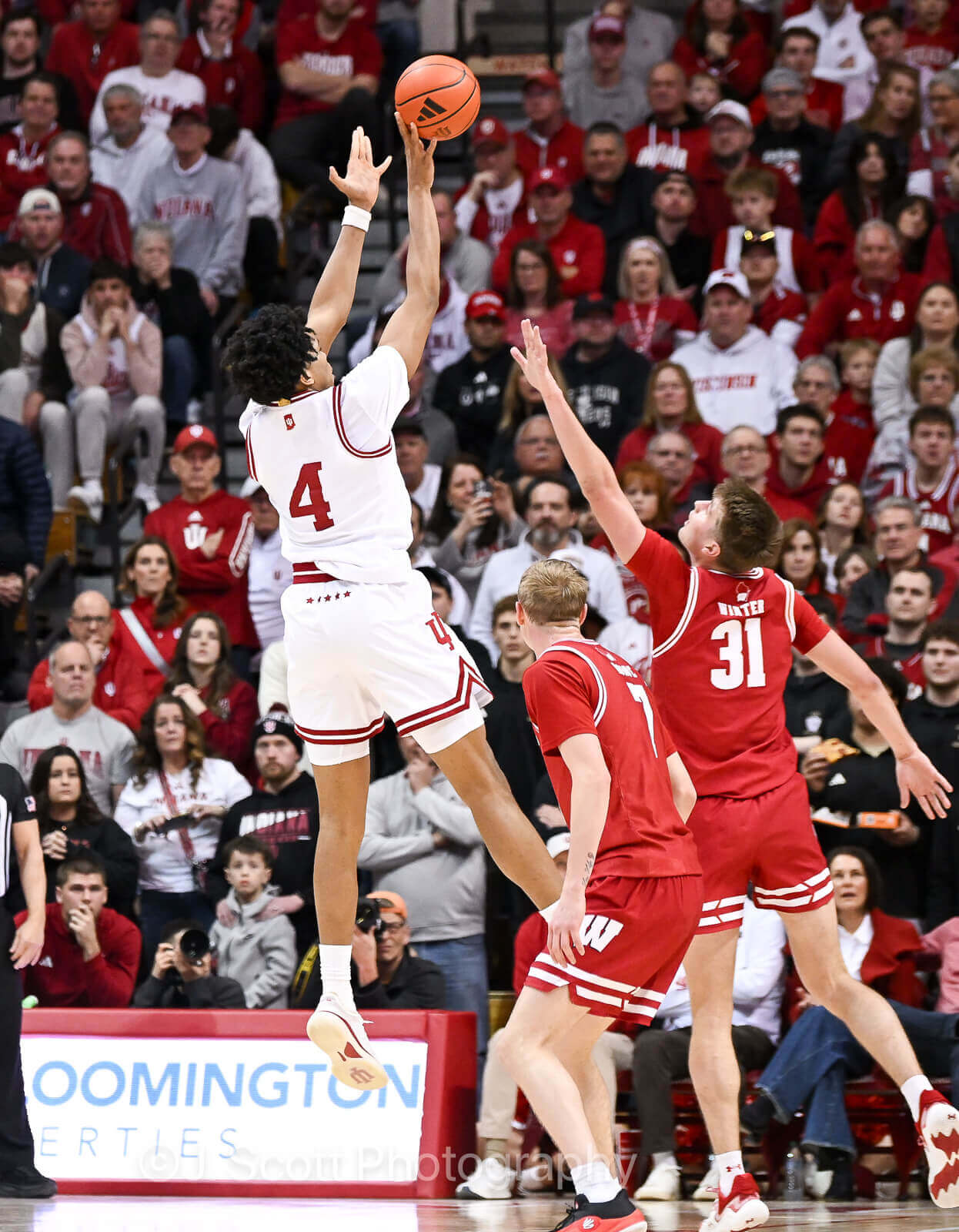 Photos from IU basketball's win against Wisconsin.