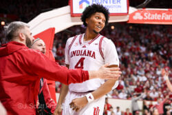 Photos from IU basketball's win against Wisconsin.