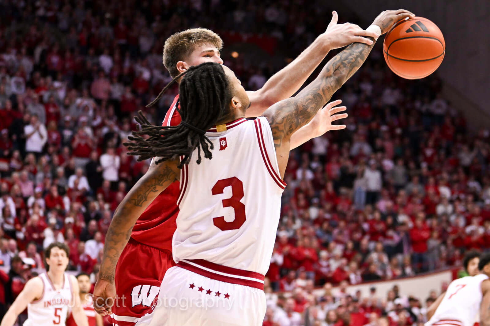 Photos from IU basketball's win against Wisconsin.