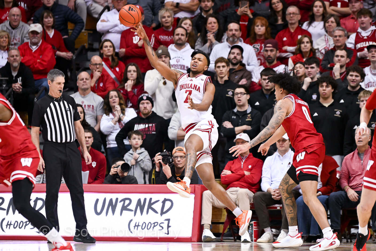 Photos from IU basketball's win against Wisconsin.