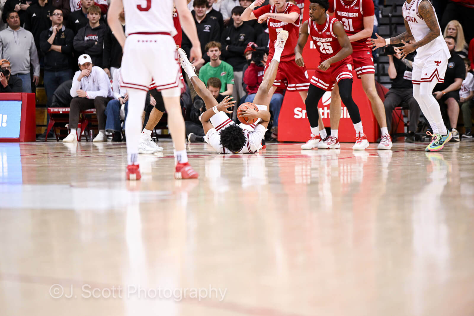 Photos from IU basketball's win against Wisconsin.