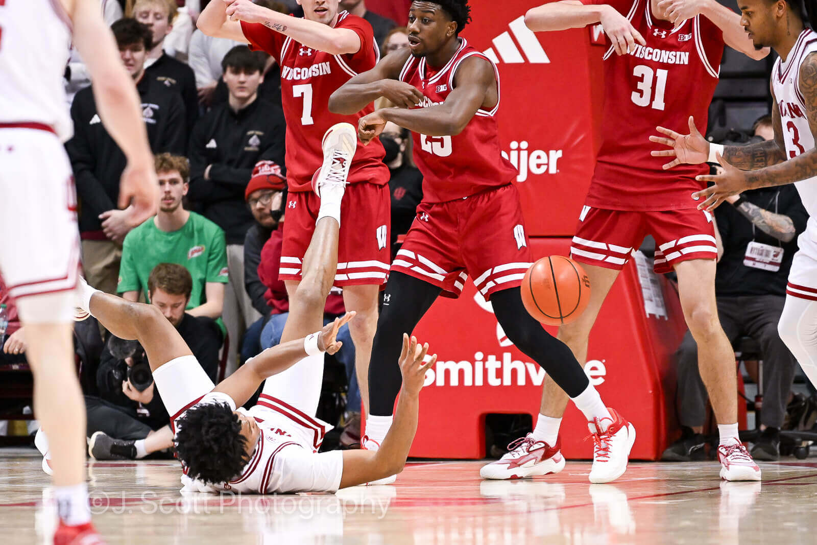 Photos from IU basketball's win against Wisconsin.