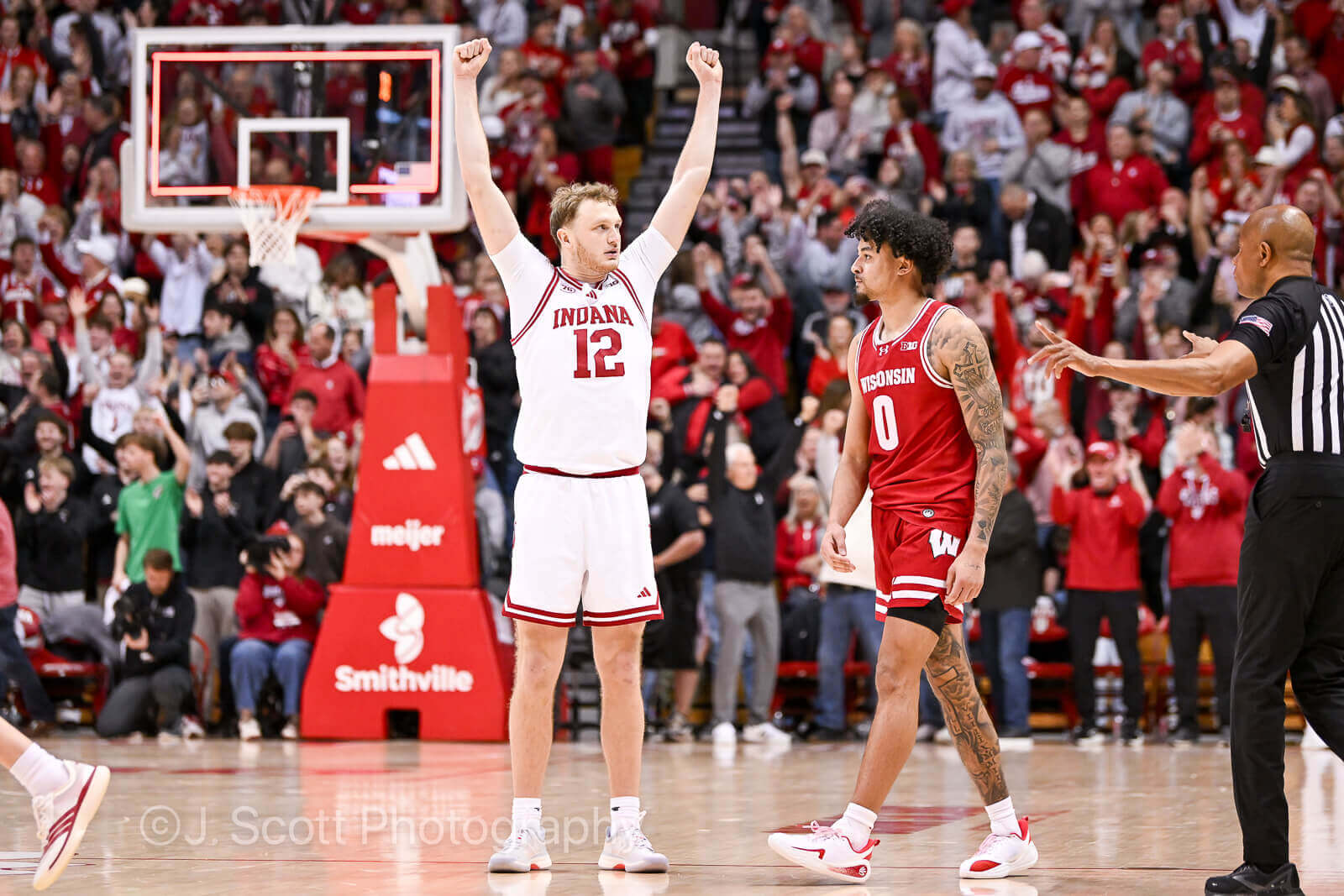 Photos from IU basketball's win against Wisconsin.