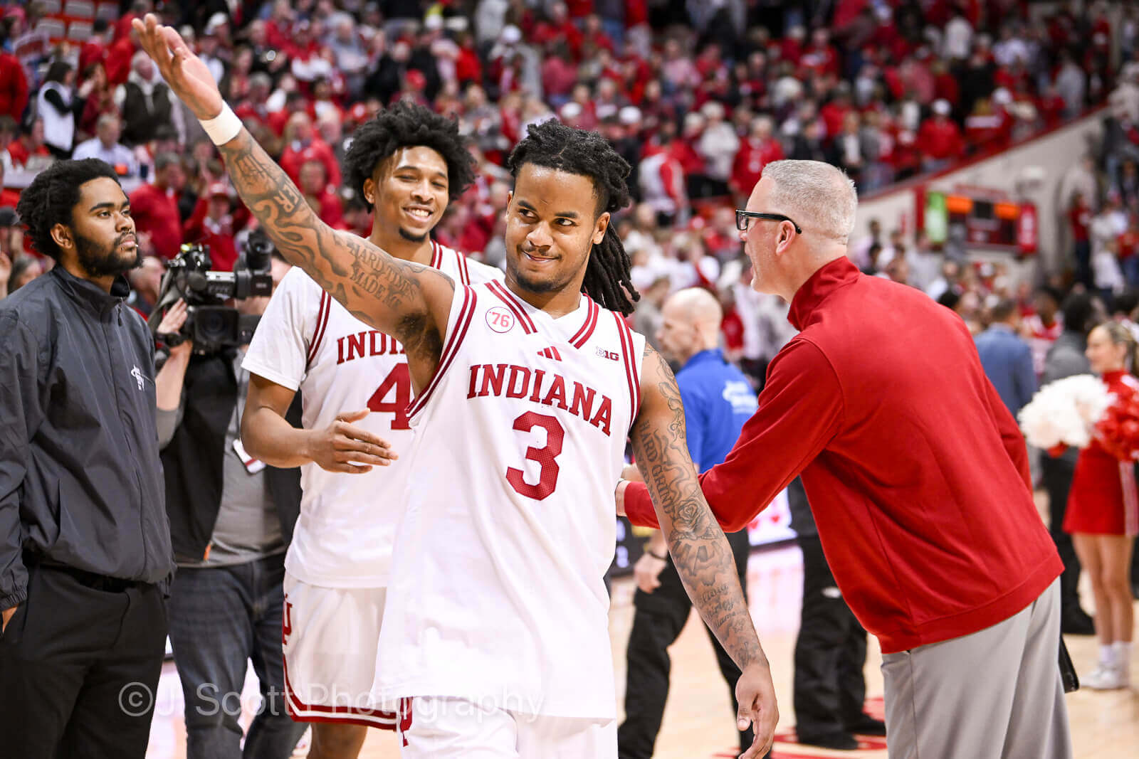 Photos from IU basketball's win against Wisconsin.