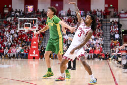Photos from IU basketball's 92-74 win against Oregon.