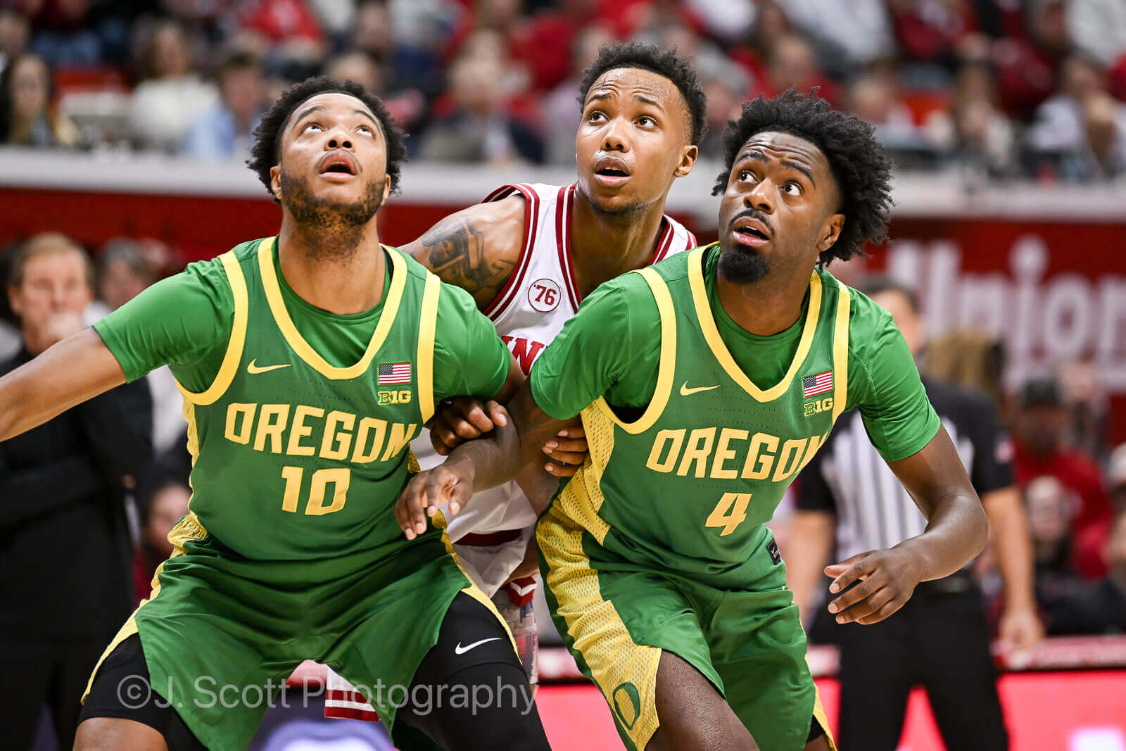 Photos from IU basketball's 92-74 win against Oregon.