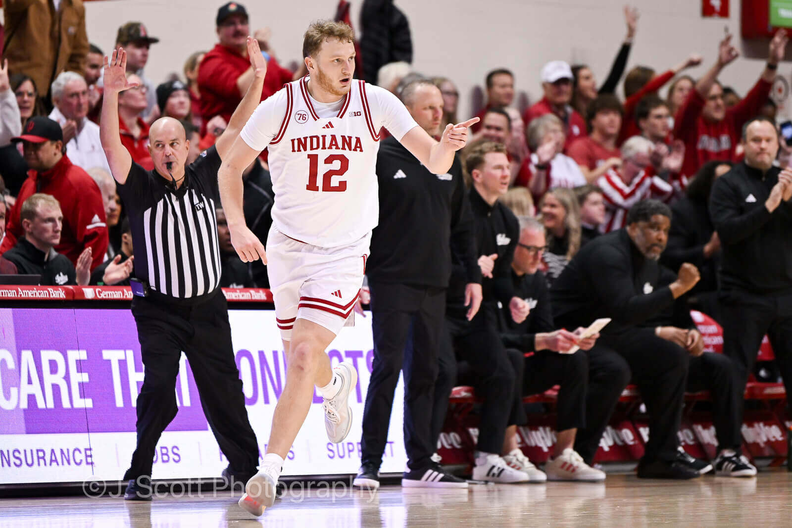 Photos from IU basketball's 92-74 win against Oregon.