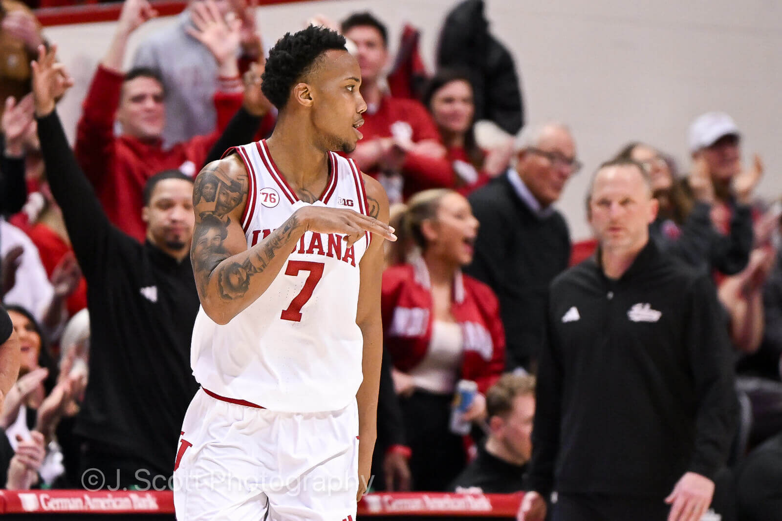 Photos from IU basketball's 92-74 win against Oregon.